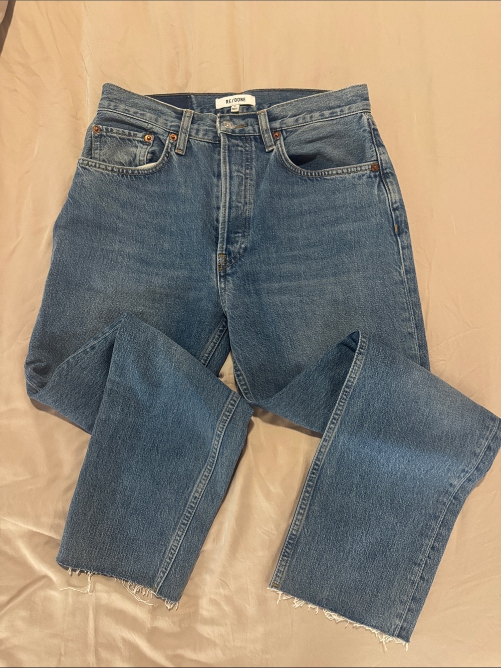 Re/Done 70s Stove Pipe Jeans